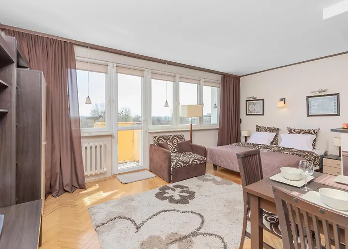 Comfortable Studio With Balcony Located 600 M From The Beach By Rent Like